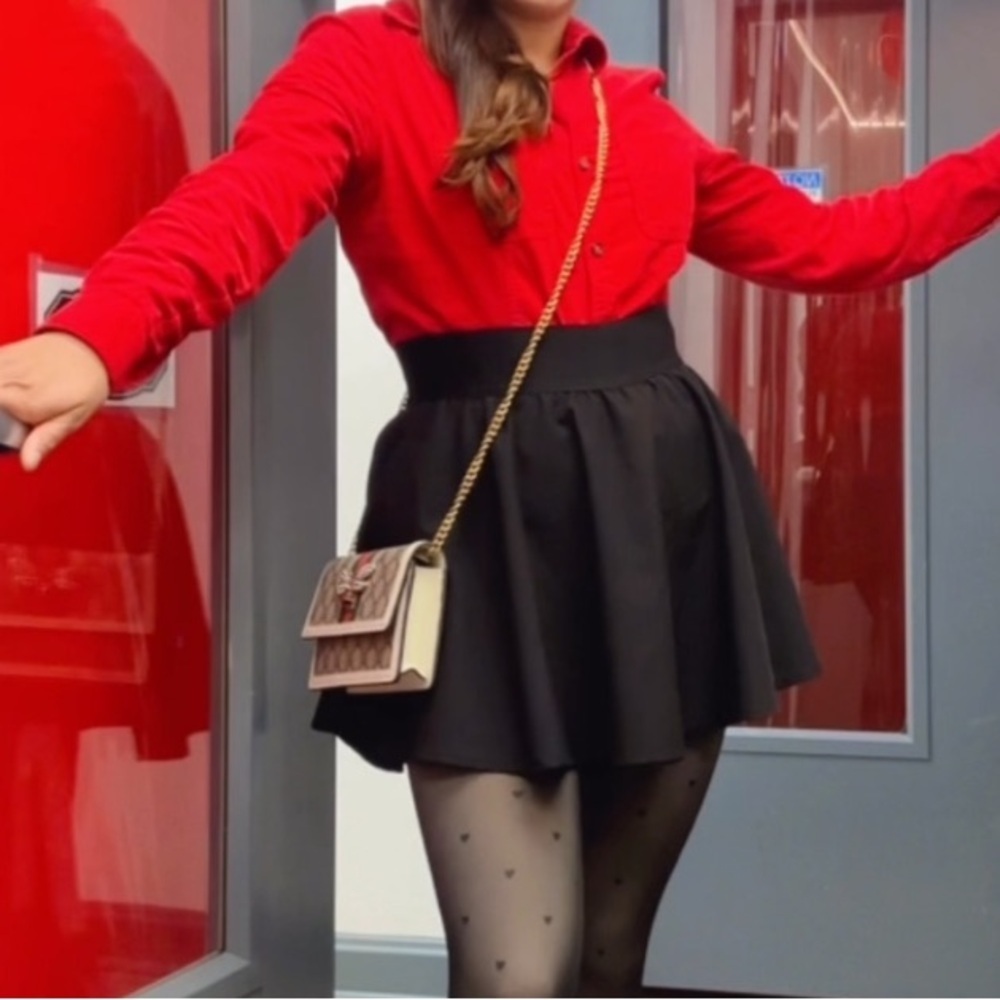 Charter Club Vibrant Red Collared Shirt - Picture 5 of 8